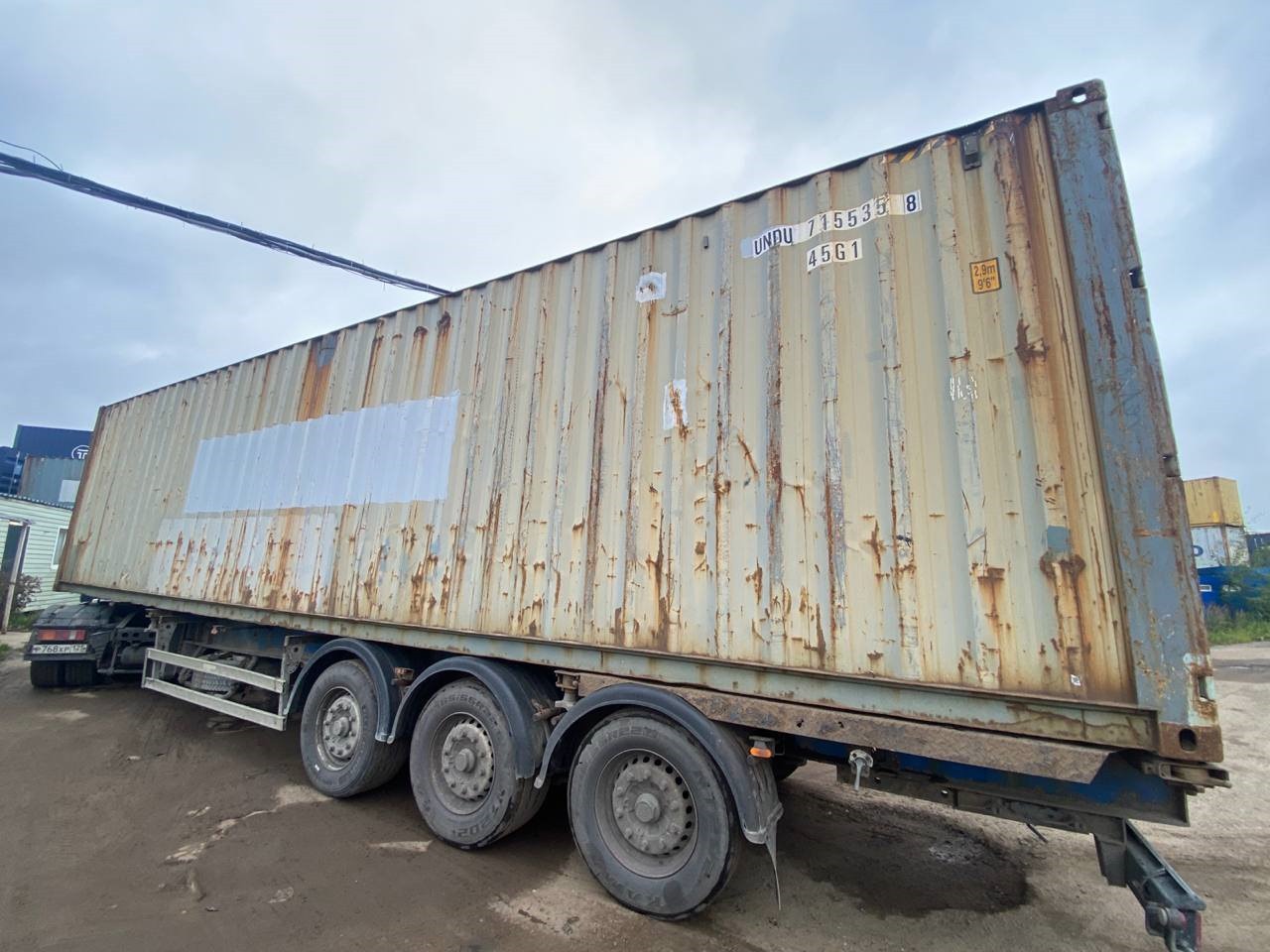 Морской контейнер UNDU7155358